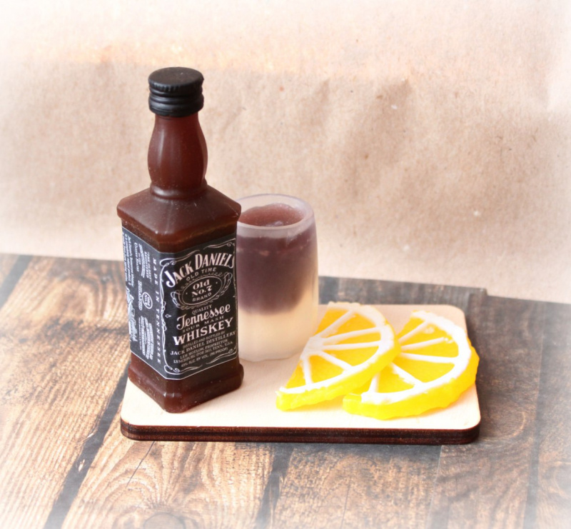 Подарочный набор сувенирного мыла: Виски с лимоном