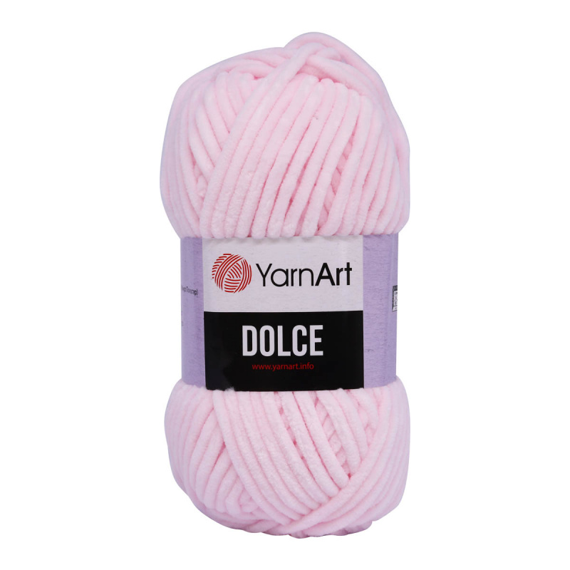 Пряжа YarnArt 'Dolce' 100гр 120м (100% микрополиэстер) (781 нежно-розовый)