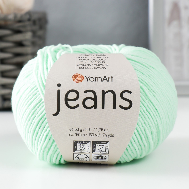 Пряжа "Jeans" 55% хлопок, 45% акрил 160м/50гр (79 весна)