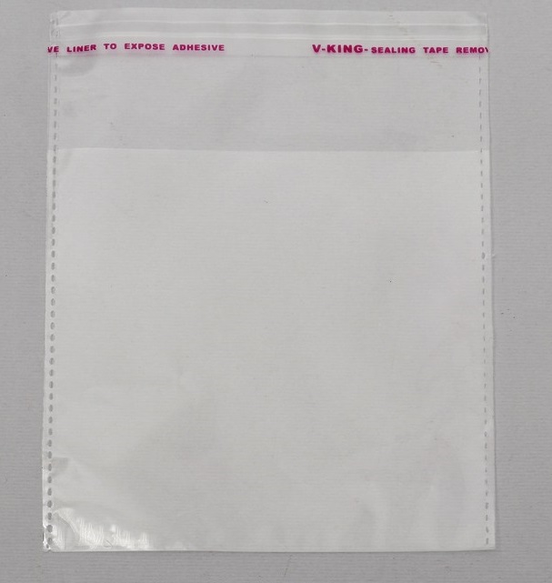 Пакет БОПП с клеевым клапаном 10 х 10/4 см, 25 мкм (20шт)