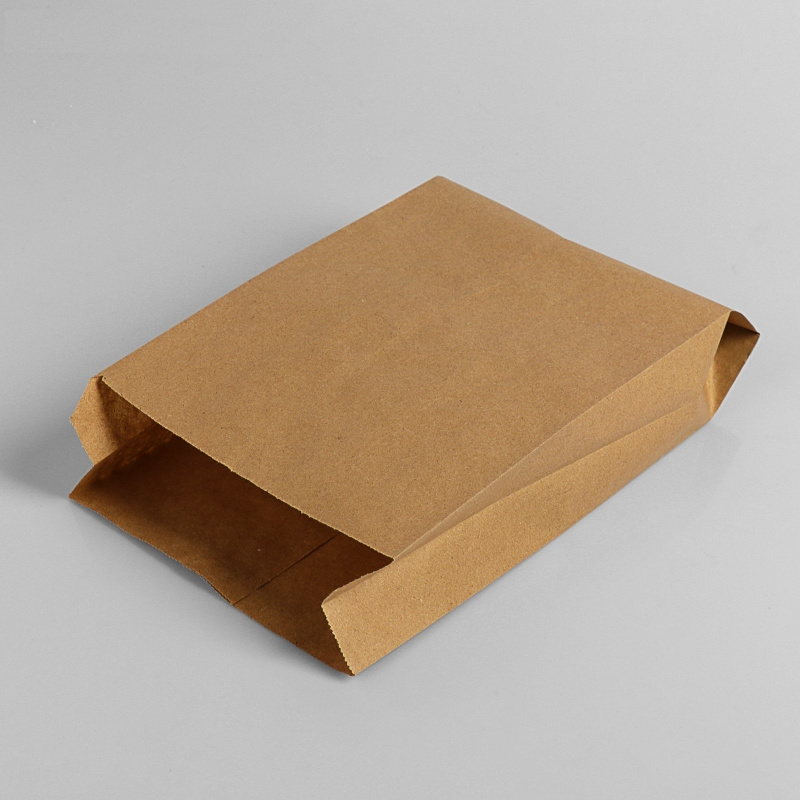 Пакет бумажный фасовочный, крафт, V-образное дно 30х17х7 см