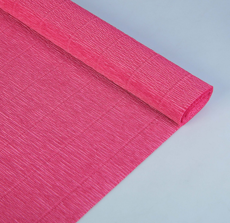 Бумага гофрированная Cartotecnica Rossi, розовая 547, 0,5 х 2,5 м