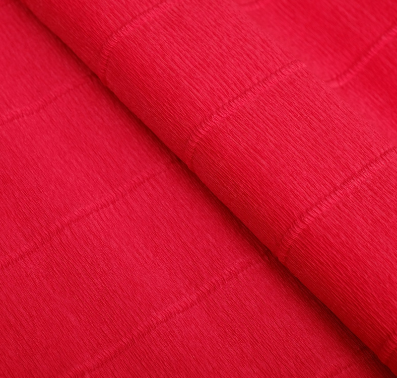 Бумага гофрированная Cartotecnica Rossi, красная 989, 0,5 х 2,5 м