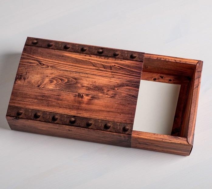 Коробка для сладостей «Ящик», 20×15×5 см
