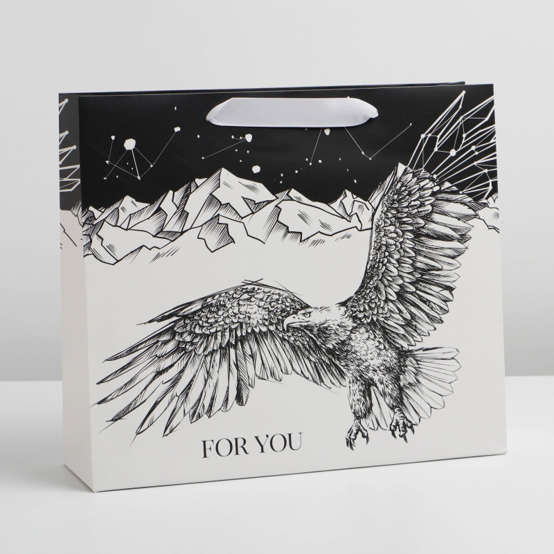 Пакет ламинированный горизонтальный «Орёл», M 30 × 26 × 9 см