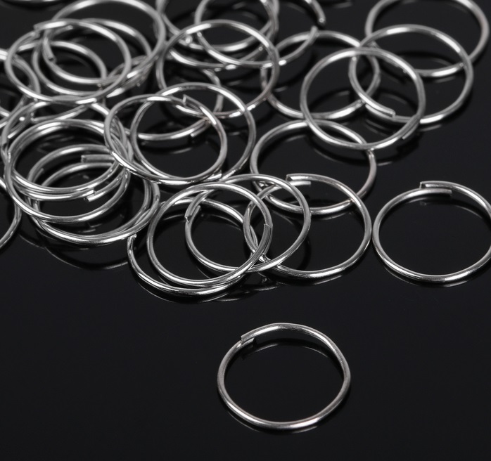Кольцо соединительное 0,7*12мм СМ-995, цвет серебро