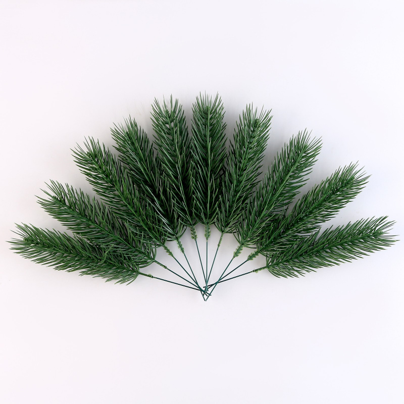 Литая веточка, зелёная, 22 × 4 см