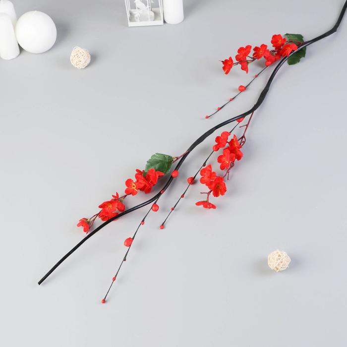 Декор тинги "Пышная вишня" 150 см, цвет красный
